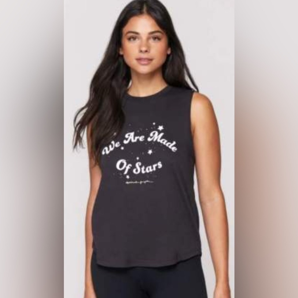 Spiritual Gangster Black Sleeveless Muscle Tee